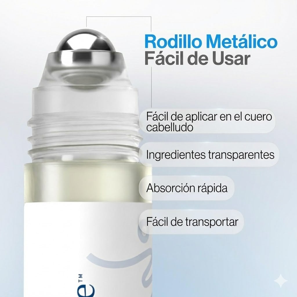 FollicLux™ | Sérum Capilar Roll-On con Romero