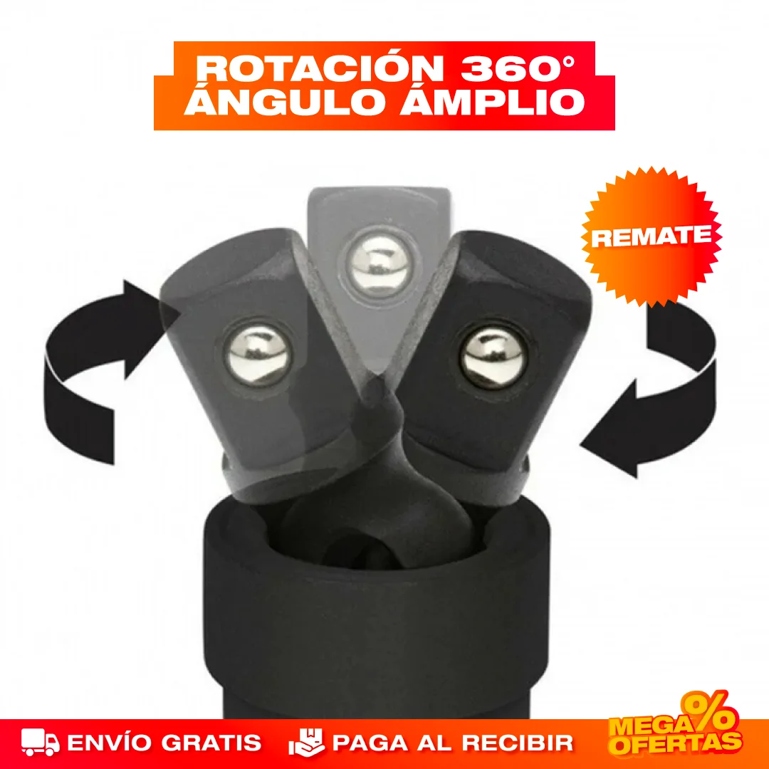 SET X3 JUNTAS UNIVERSALES GIRATORIAS