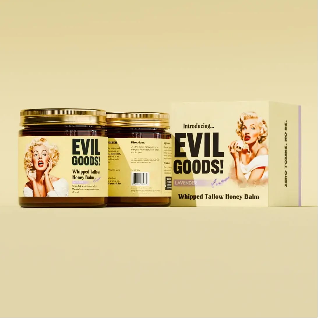 EvilGoods® Bálsamo con Sebo de Res Y Miel de Manuka