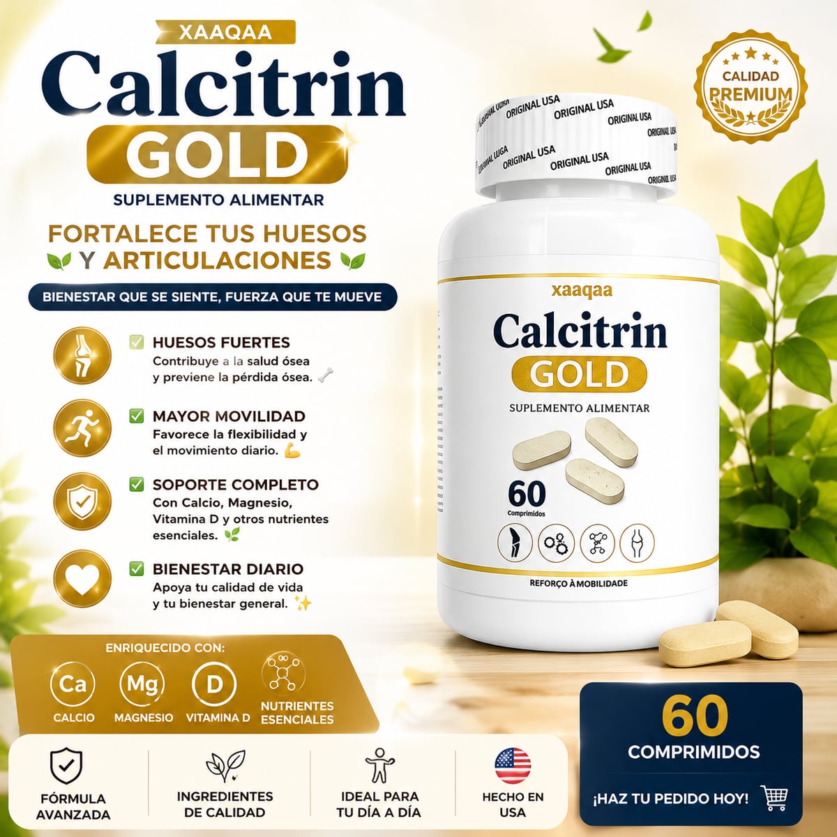 CAPSULAS CALCITRIN GOLD + ENVIO GRATIS