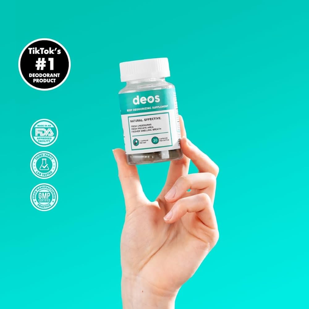 🌱 DEOS Desodorante 100% Natural – Control de Olores desde tu Interior + ENVIO GRATIS 🎁