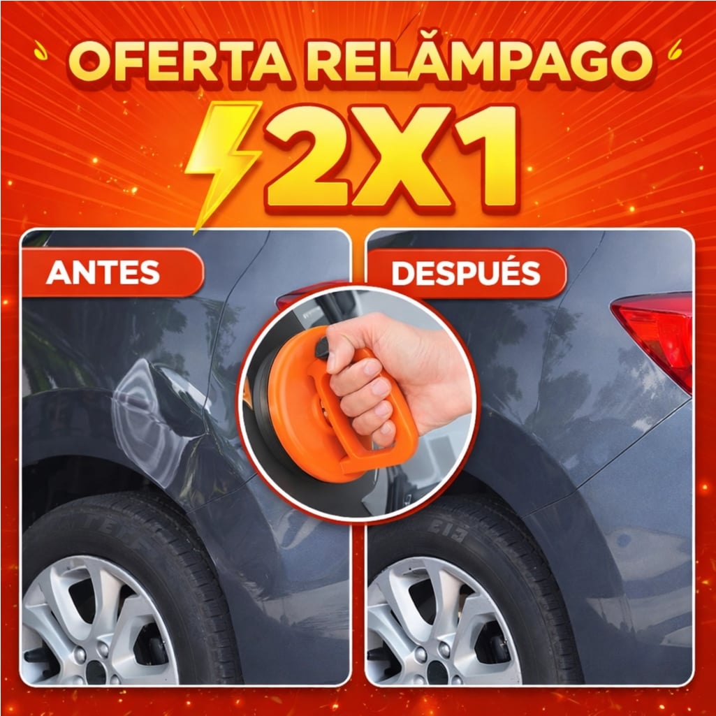 2x1 Ventosa extractor de Abolladuras para Vehículos + Envío Gratis y Regalo 🎁