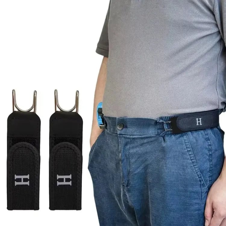 BeltBro Pro – Cinturón elástico sin hebilla de ultra confort (paquete de 2)