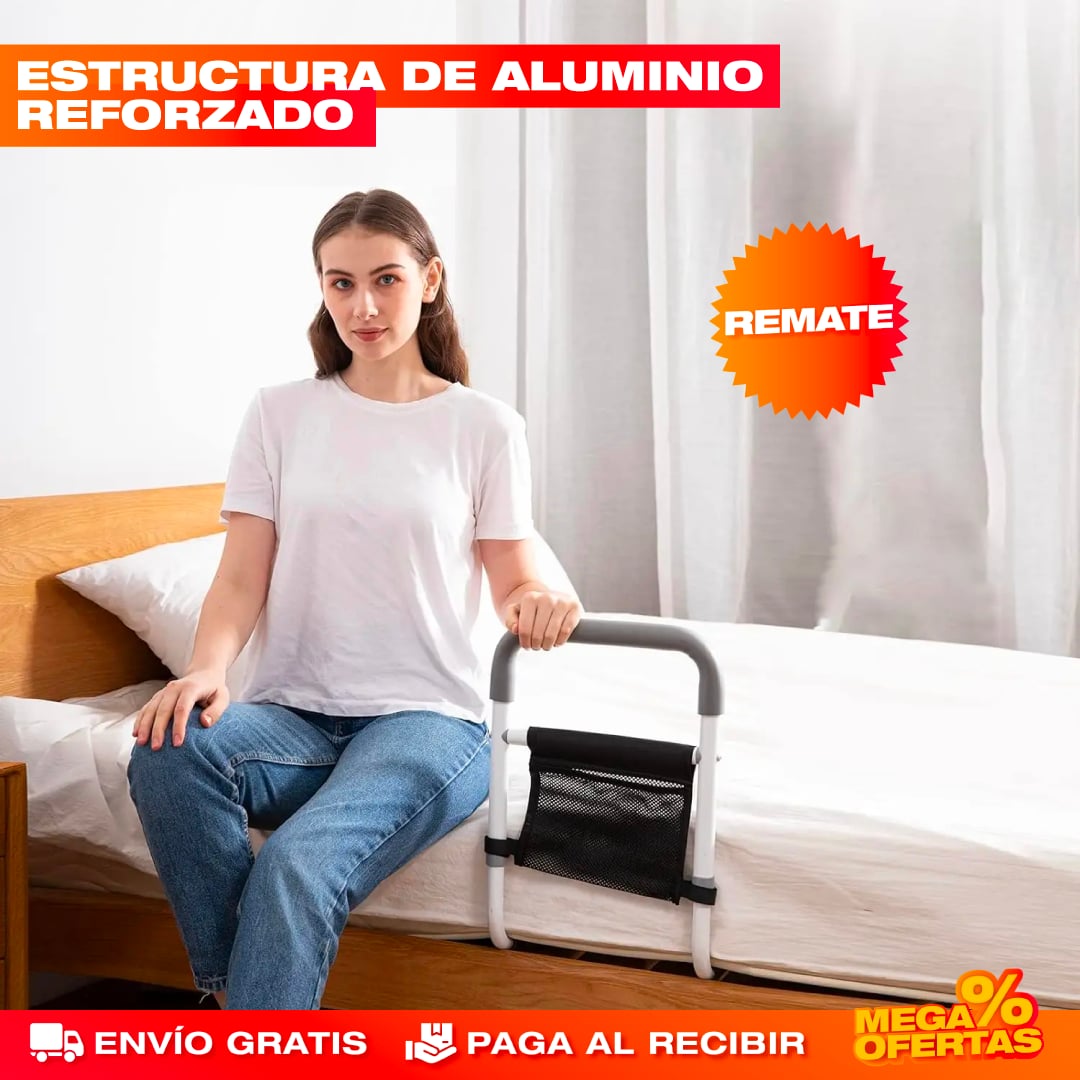 Riel de Asistencia para Cama – Levántate de la Cama Sin Ayuda y Sin Caídas