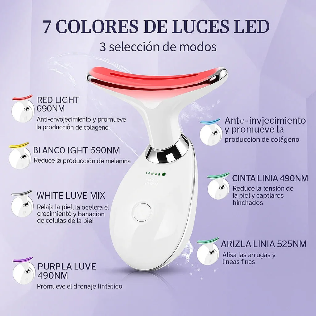 Masajeador Facial - Terapia de Luz Facial Antienvejecimiento