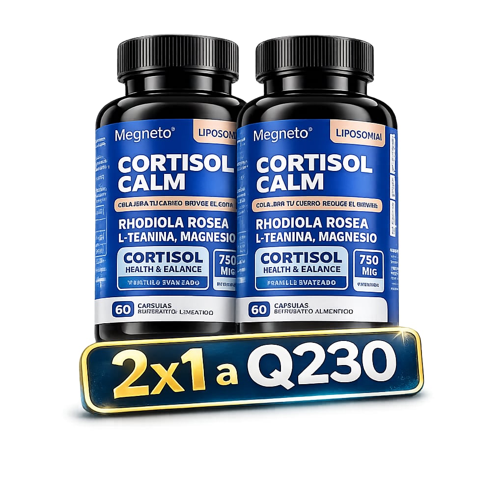 💙 CORTISOL Calm Ashwagandha  60 Cáps.  Equilibrio, Relajación y Bienestar+ envio gratis
