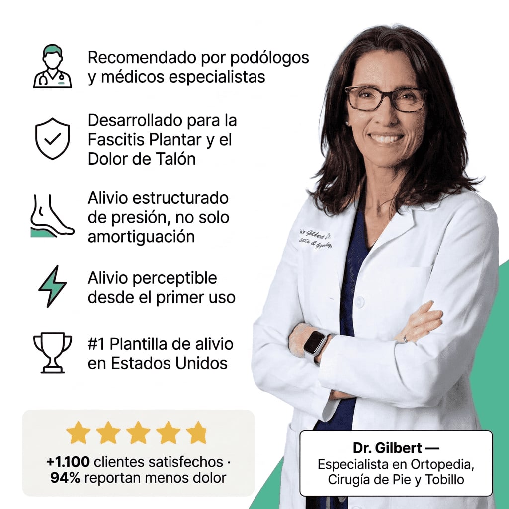 WellFoot Pro® - Plantillas de alivio para la Fascitis Plantar y el Dolor de Talón