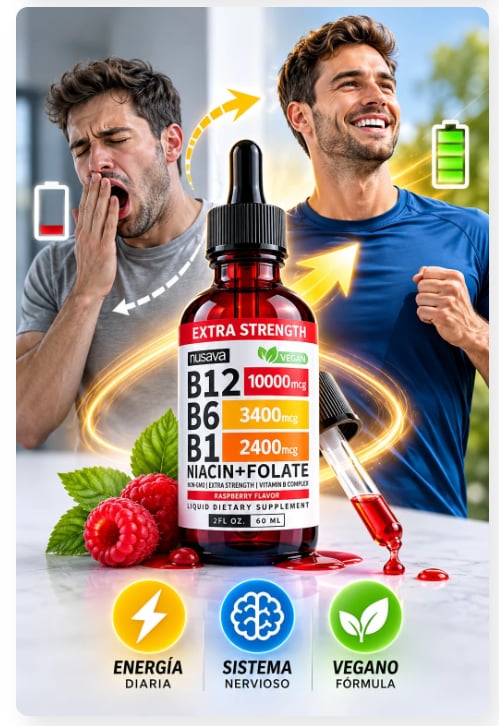 OFERTA 2X1 VITAMINA B12 B6 B9 + Envío Gratis!