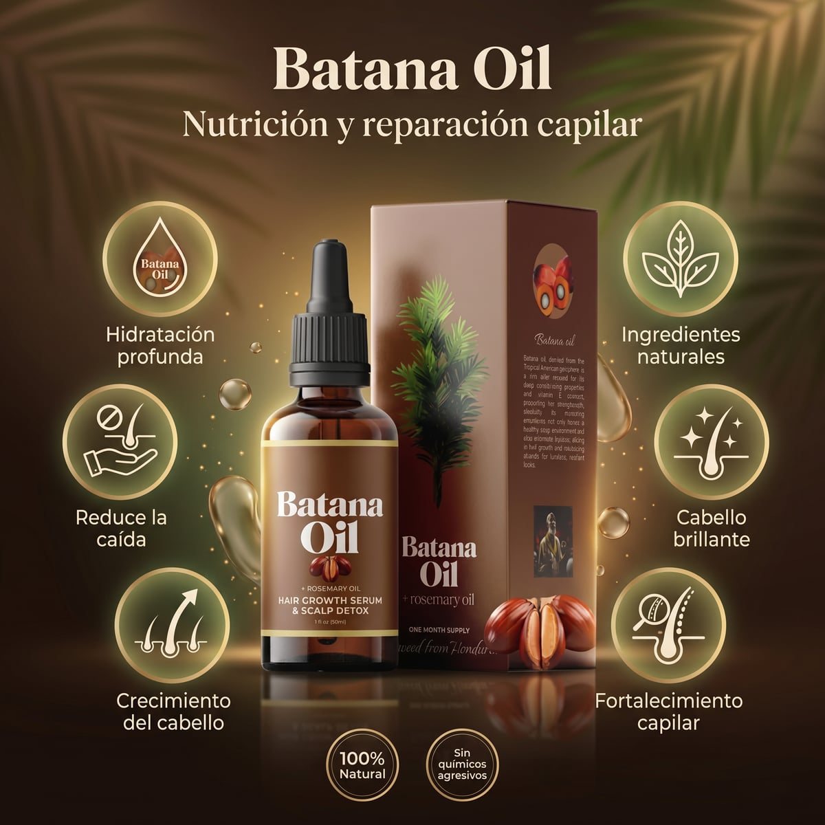 BATANA OIL - RECUPERA TU CABELLO EN TIEMPO RECORD