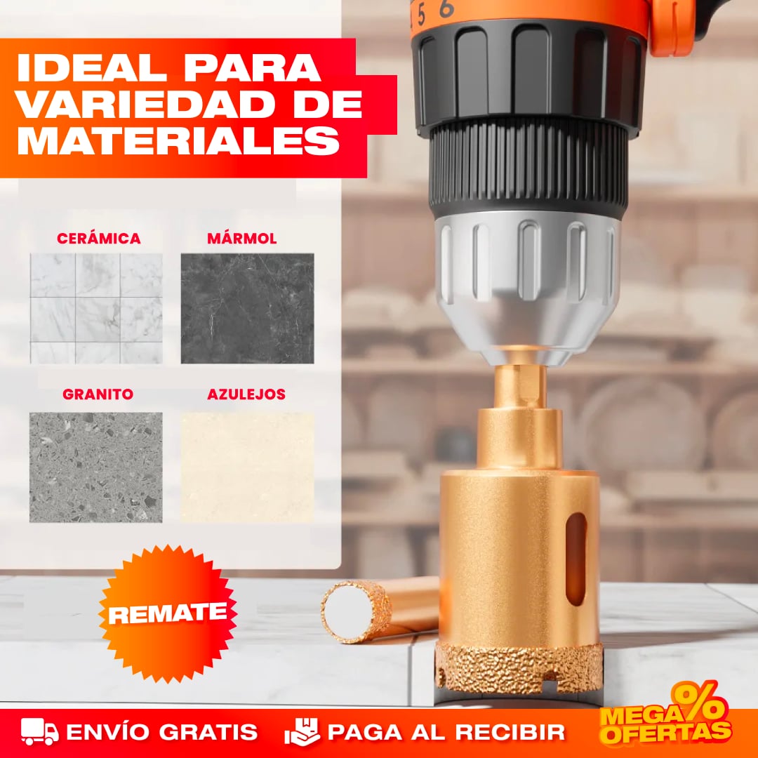 KIT DE BROCAS DE SIERRA DIAMANTADAS