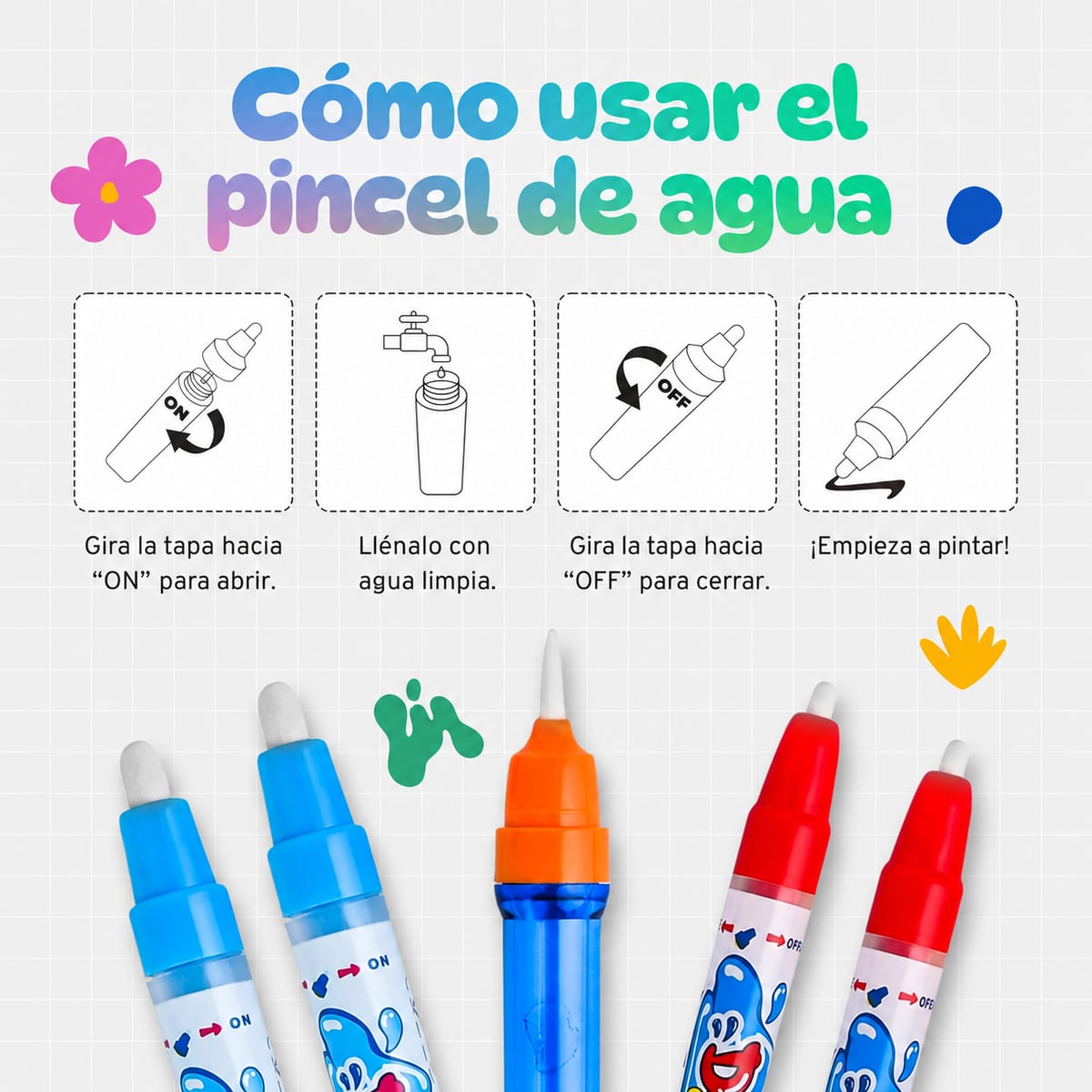  Lienzo Mágico de Agua
