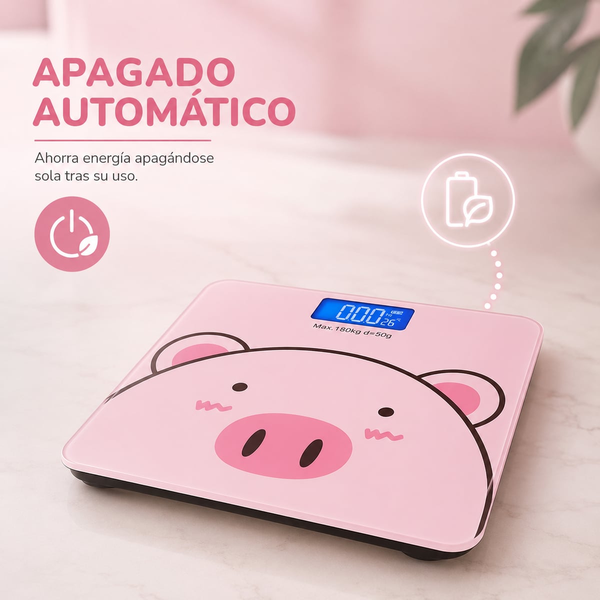 Peso Feliz™ – Balanza Digital de Cerdito