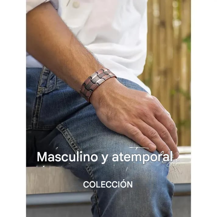 ULTIMAS UNIDADES - Pulsera magnética de cobre puro: alivia dolor y mejora circulación + ENVÍO GRATIS 🎁