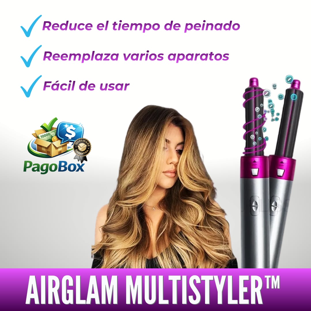 Cepillo 5 en 1 puedes secar, alisar, dar volumen y crear rizos en minutos, sin frizz y sin maltratar tu cabello  💁‍♀️