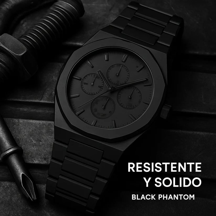 BLACK PHANTOM™ — El reloj que impone respeto sin decir una palabra + ENVÍO GRATIS 🎁