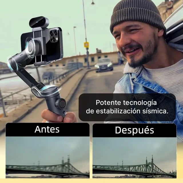 Trípode con Control Bluetooth para Selfie – Fotos y Videos Estables a Distancia
