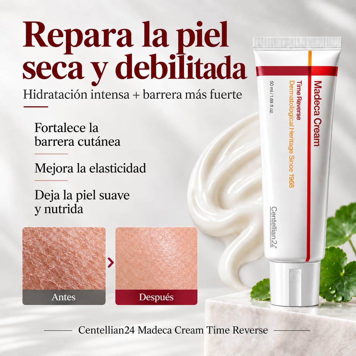Centellian24 Madeca Cream Time Reverse | Crema Reparadora con Centella Asiática 50 ml