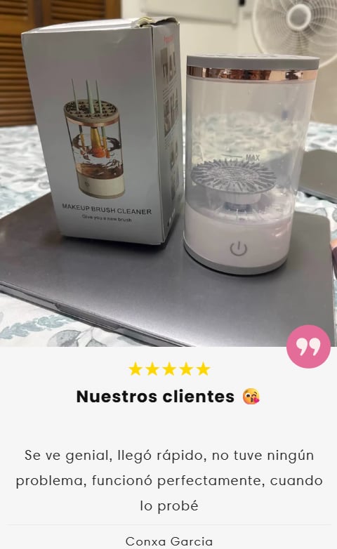 Click&Clean™ Limpiador de Brochas de Maquillaje