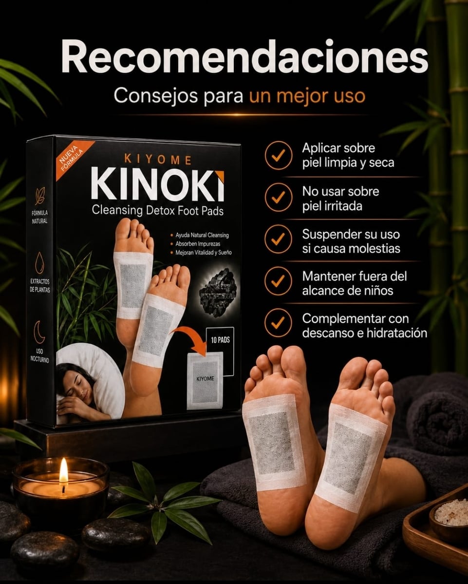 Parches Desintoxicantes Kinoki 