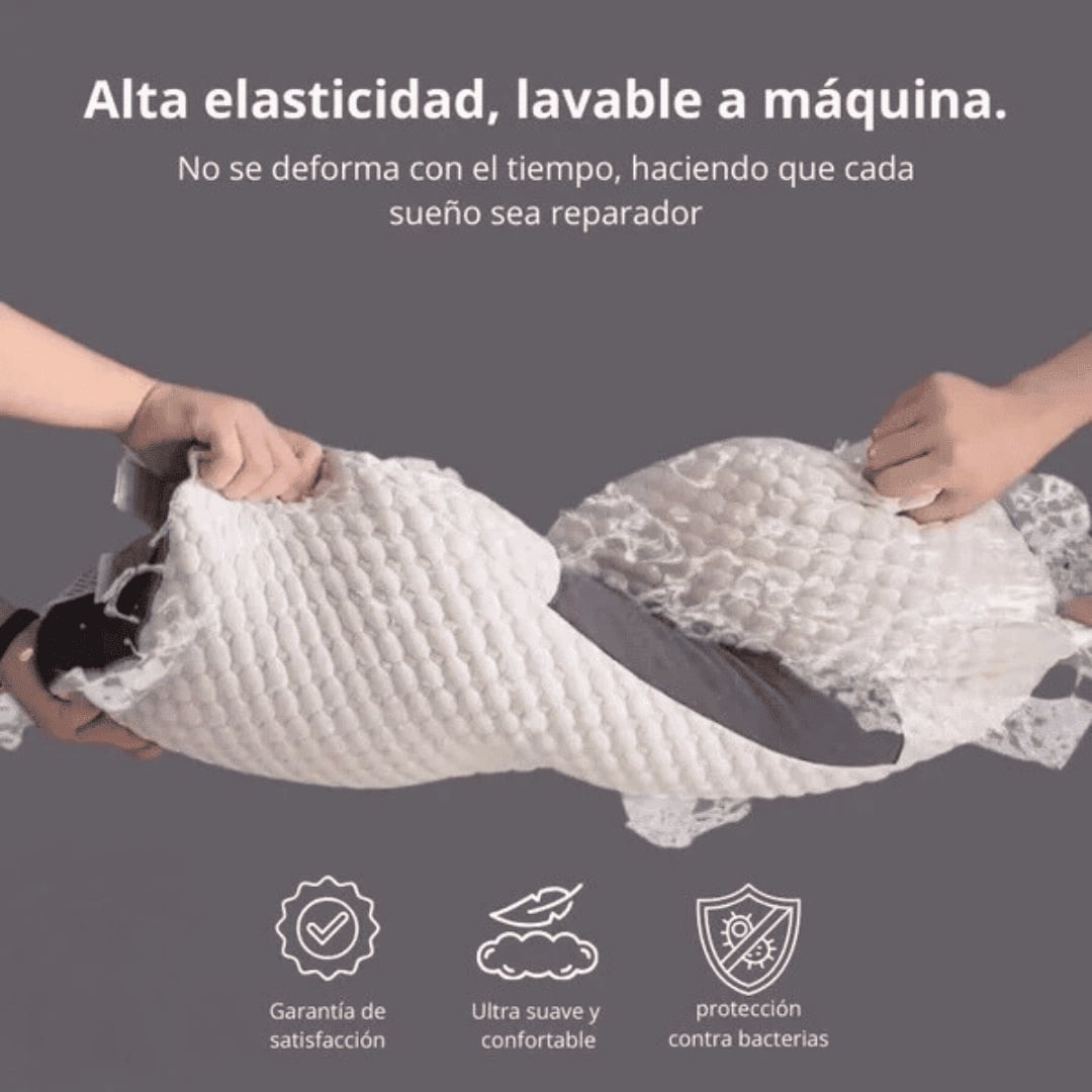 ⚡️OFERTA 2 ALMOHADAS  DELUXE ERGONOMIC PLUS Almohada Ortopedica 3d Con Alineación Cervical Perfecta + ENVIO GRATIS 🎁