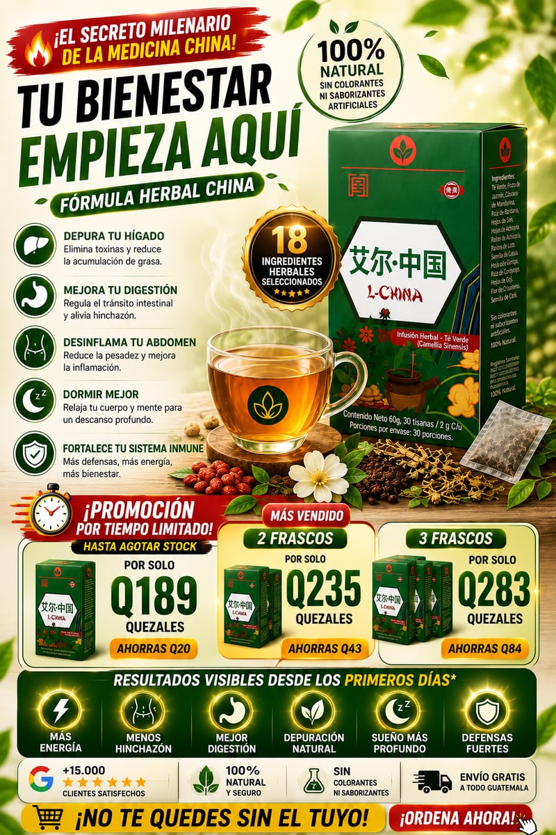 TÉ YIGAN CHINO X30 — El Ritual Ancestral para Sentirse Limpio, Ligero y Saludable + ENVÍO GRATIS