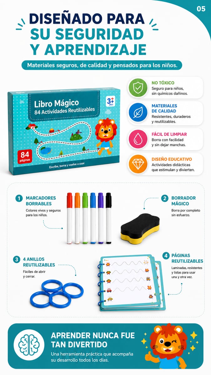 ✨ MagicBook™ Kids | 84 Retos para Aprender Jugando