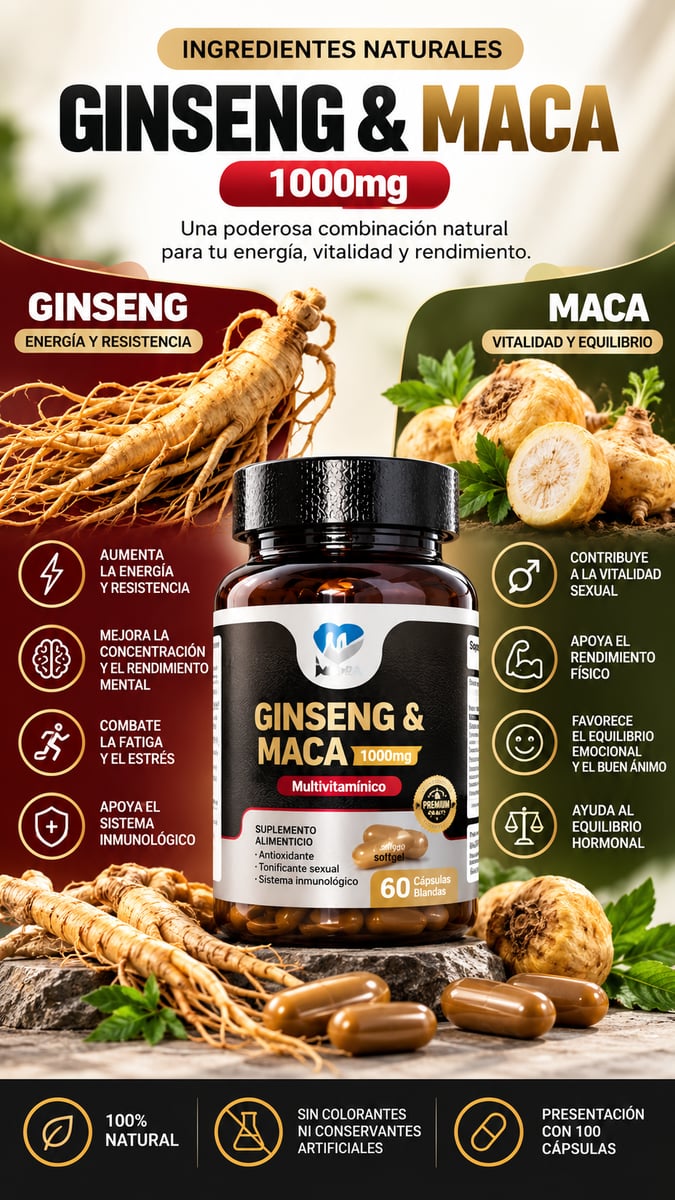 GINSENG Y MACA