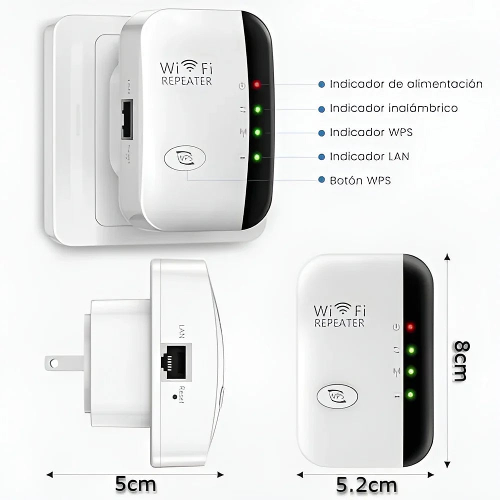 Repetidor Amplificador de señal Wifi + Envío Gratis 🎁