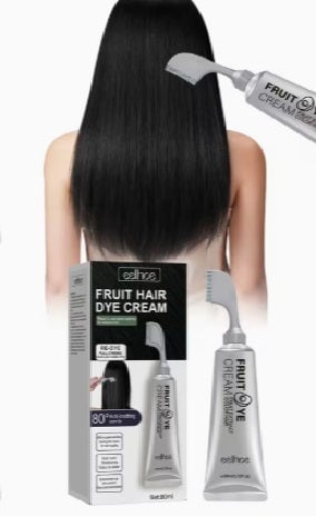 Tinte de frutas para el cabello, fórmula a base de plantas