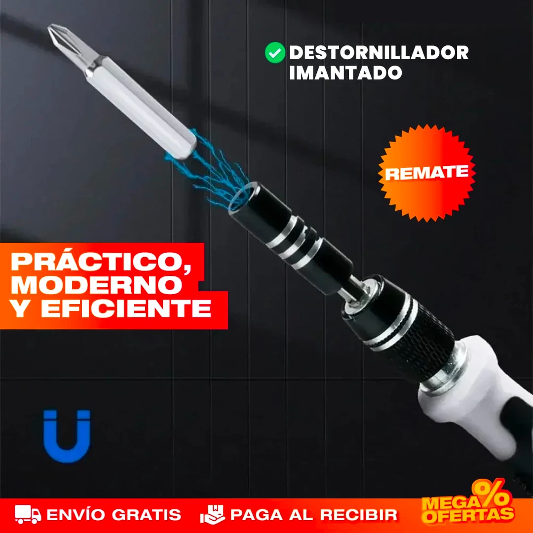 KIT DESTORNILLADORES PARA ELECTRÓNICOS 110 PIEZAS