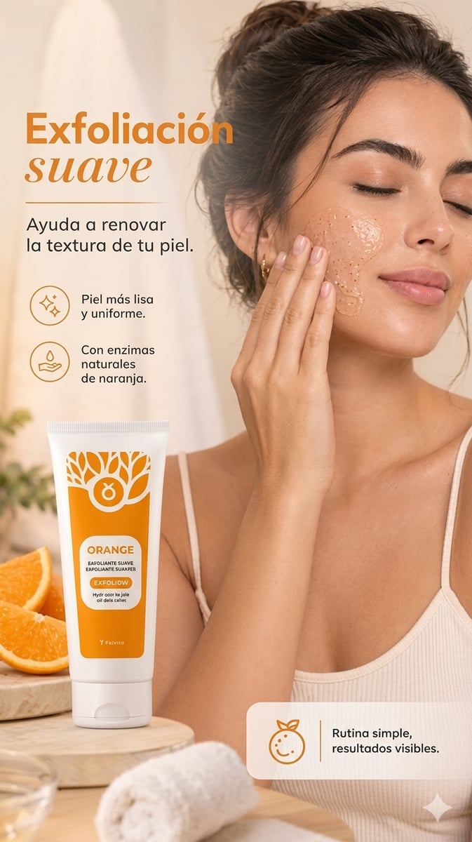 🍊 GEL EXFOLIANTE ILUMINADOR DE NARANJA | Renueva, Ilumina y Revitaliza tu Piel Aproveche   dos por solo 230 quezales