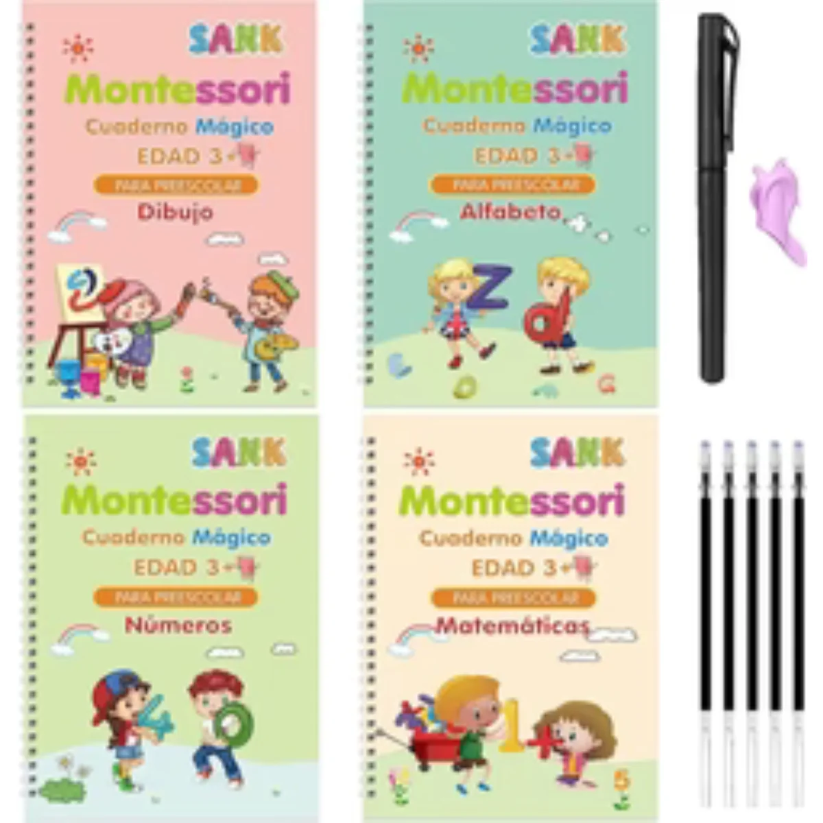 Cuaderno Mágico Reutilizable Diario Práctico Escolar