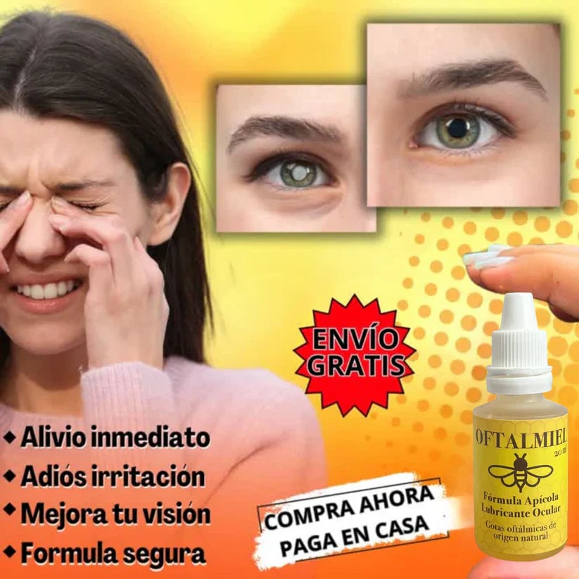 OFTALMIEL™🐝 Alivio y frescura para tus ojos + ENVÍO GRATIS 🎁