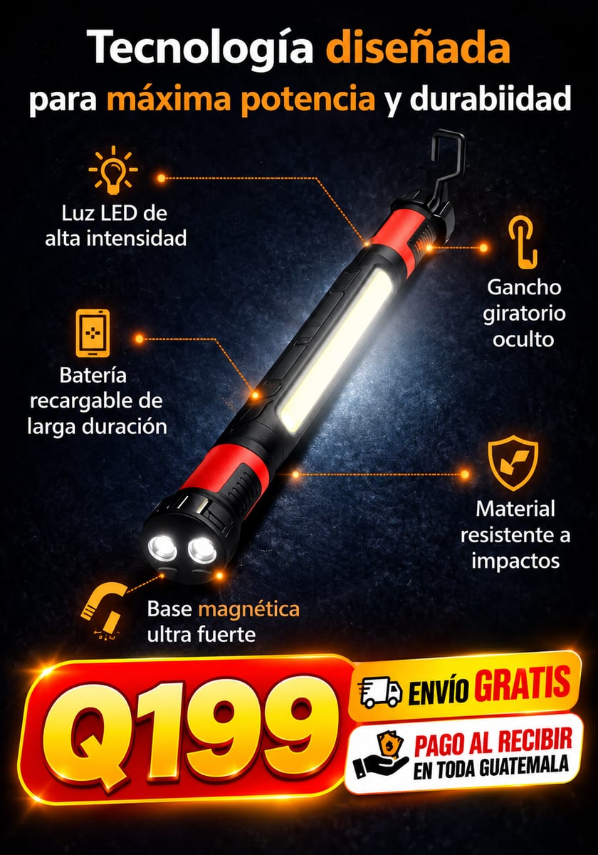 Brillamax - Barra de luz Magnética