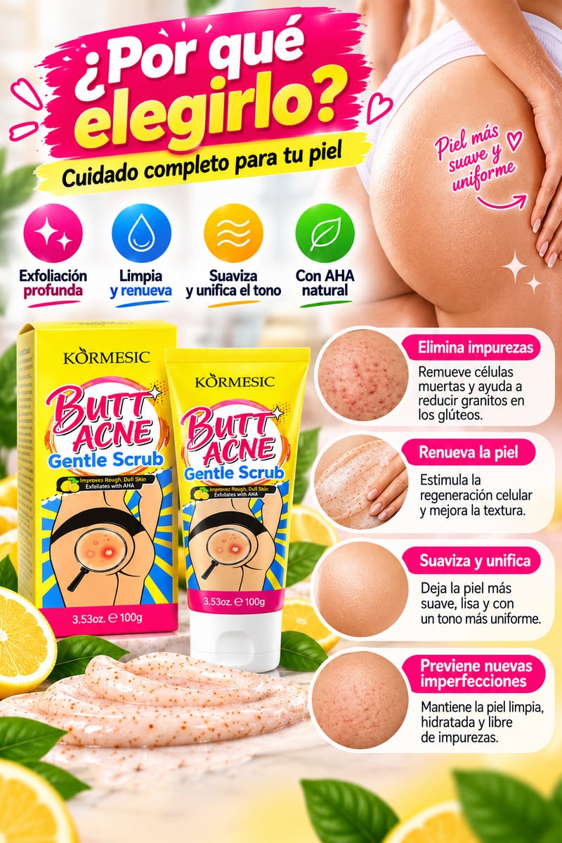 Exfoliante Corporal para Glúteos
