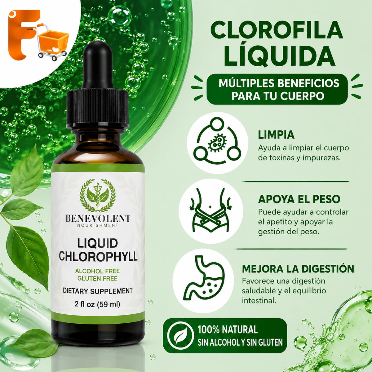 Gotas de Clorofila Natural