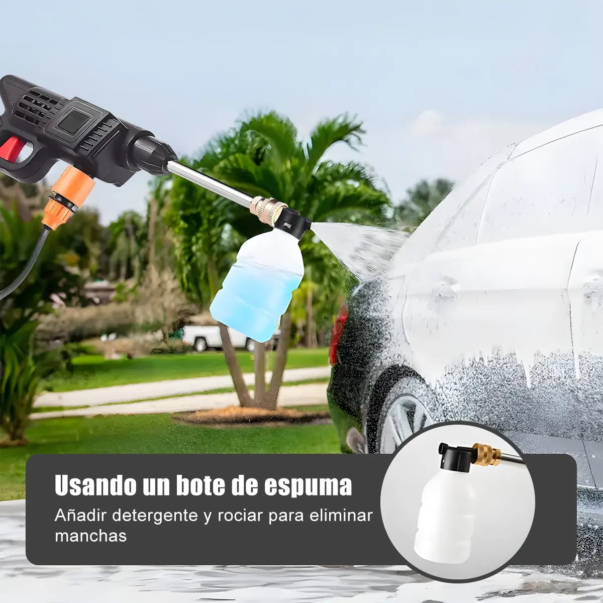 HidroVac Pro 2en1: lava y aspira tu carro sin cables - Combo Hidro+Mini aspiradora + ENVIO GRATIS