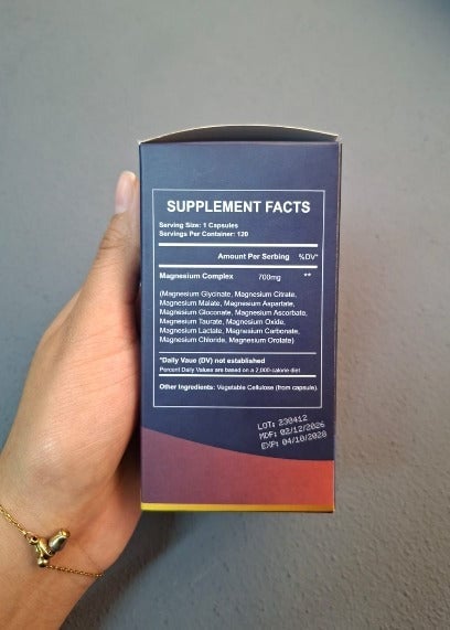 Magnesium 12 en 1 Complex - Mejora tu sueño y reduce el estrés
