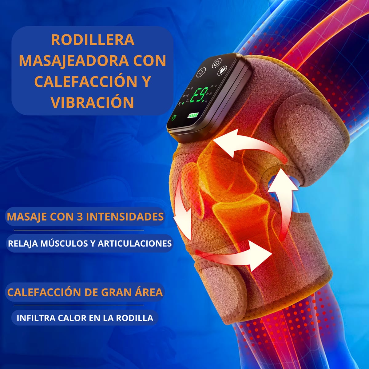 Masajeador Térmico® | Descansa y Alivia el Dolor Rápidamente + ENVIO GRATIS 🎁