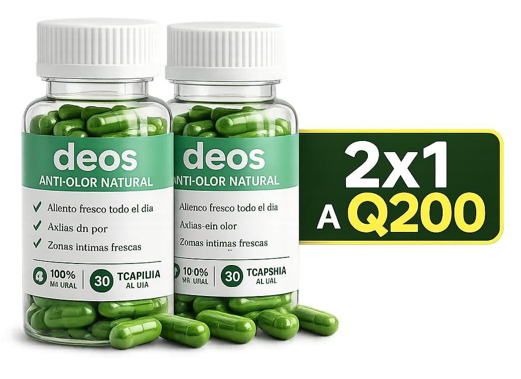 🍃 DEOS™ | Desodorante Interno Natural para una Frescura que se Siente + Envió Gratis 🚚