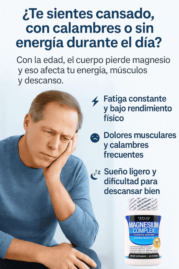 MAGNESIO COMPLEX DOS X UNO APROVECHA LA OFERTA