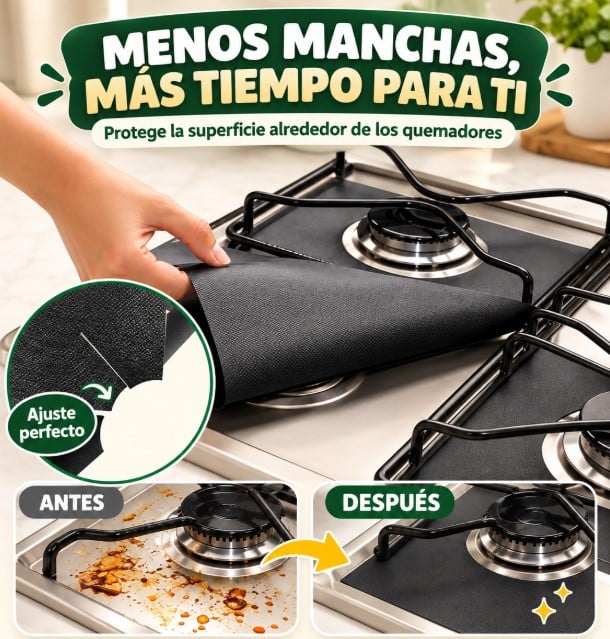 Protector de Estufa a Gas Anti-manchas
