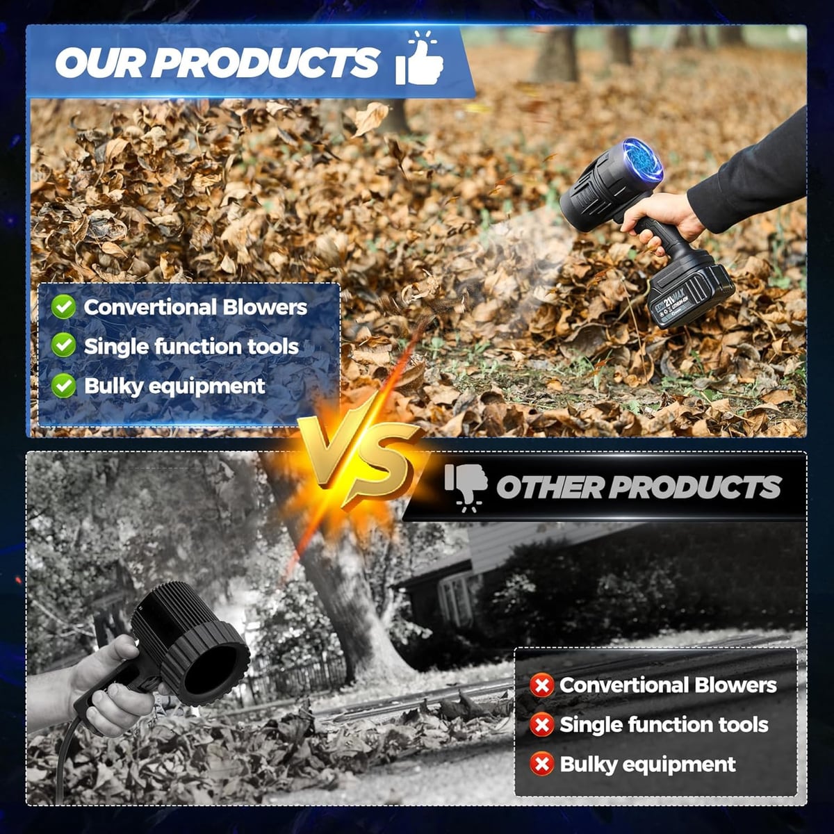 Soplador inalámbrico profesional -JetClean™ 