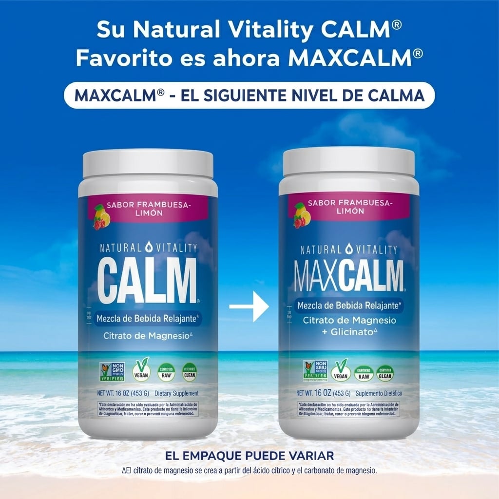 MAXCALM Frambuesa-Limón, (300 g de tranquilidad)
