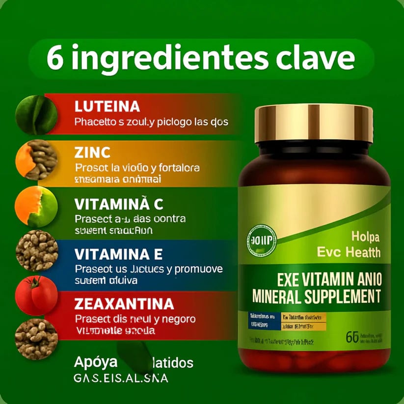 Zooone™ l Nutrición ocular diaria para ver nítido y sin cansancio - 100% Natural + ENVÍO GRATIS