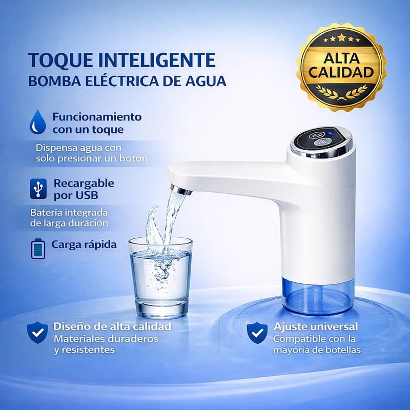 💧💪Dispensador Eléctrico Solo Presionas Un Botón y El Agua Sale Sola + ENVÍO GRATIS 🔥🎁