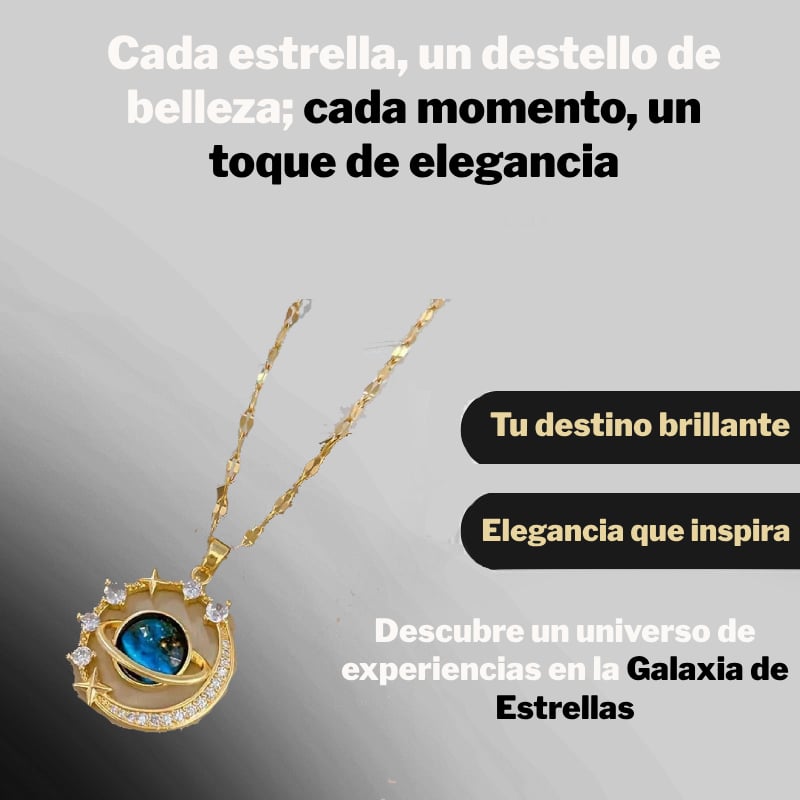 Collar Estrellas Saturno