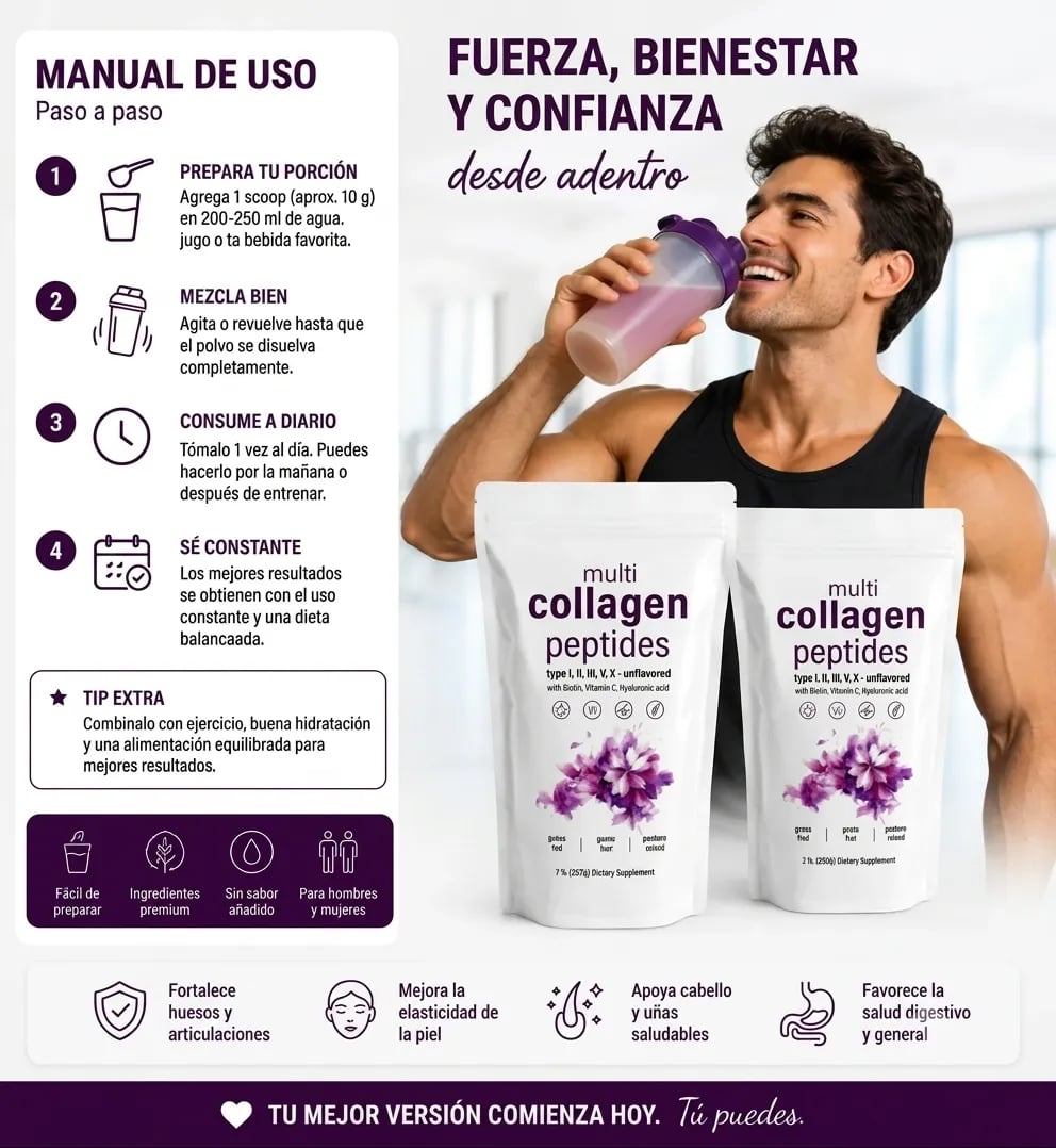 Colágeno Peptides 1 Libra