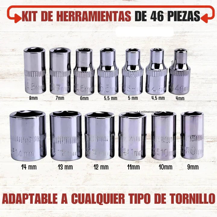 Kit De Herramientas de 46 piezas