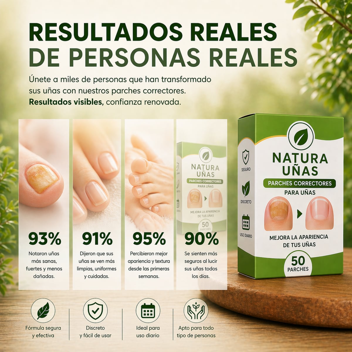 Parches para recuperar tus Uñas 50pcs